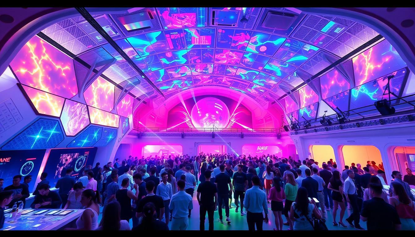 Como a tecnologia transforma locais integrados para eventos especiais
